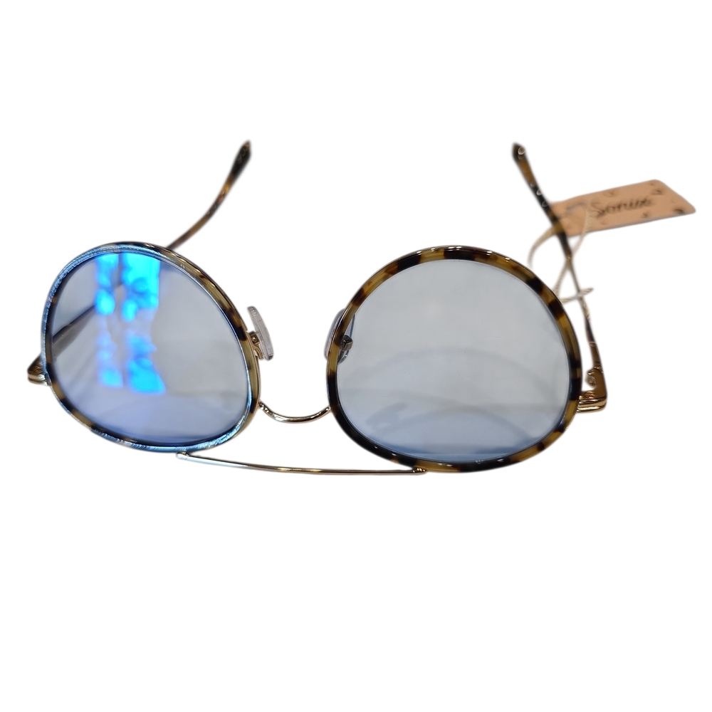 Sonix Sunglasses - Tortoiseshell Frames And Blue Lenses